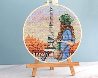 フリード・カール・ゴッチ、エッフェル塔，パリ、希少画集画、新品高級額・額装付 フリード・カール・ゴッチ、エッフェル塔，パリ、希少画集画