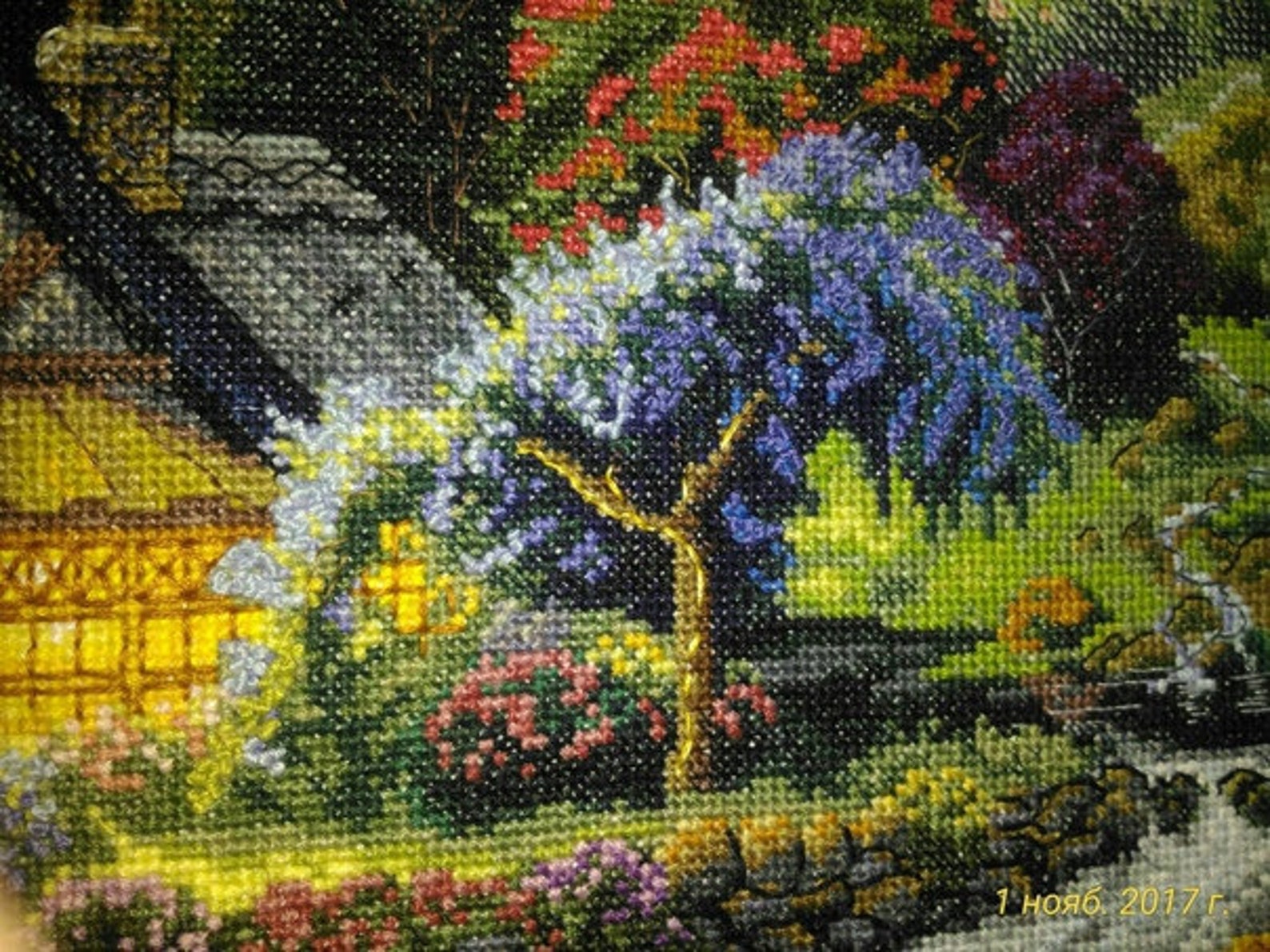 Country House Cross Stitch Pattern Pdf Summer Cottage Cross - Etsy