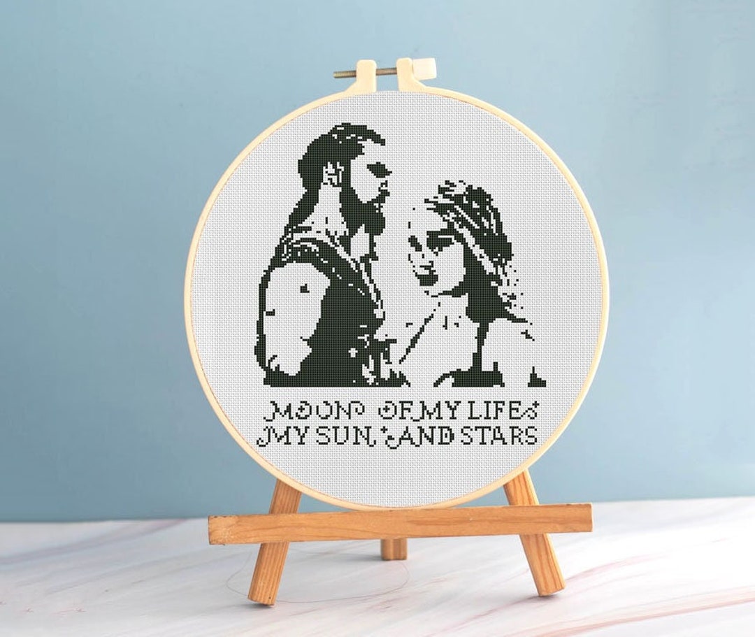Game of Thrones Cross Stitch Khal Drogo Pattern Pdf Gothic Cross Stitch