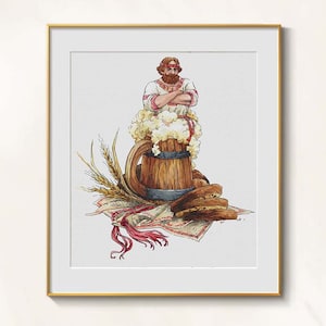Beer cross stitch brewer pattern pdf - Cheers Beers embroidery genuine beer cross stitch beer mug easy cross stitch beer recipe gift chart