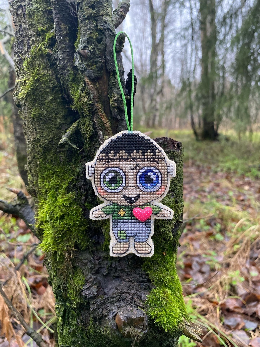 Vampire Boy Cross Stitch Plastic Canvas Pdf Pattern Halloween Mini