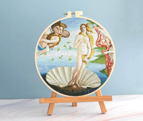 標本 Sternotomis mathildae 26mm 28mm Venus Cross Stitch Botticelli Pattern Pdf - Round Cross Stitch