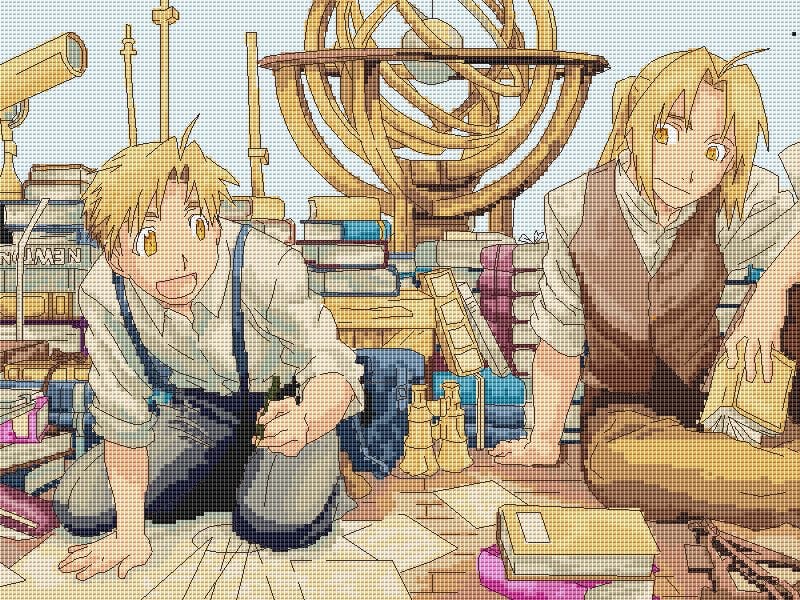 EDWARD ELRIC Fullmetal Alchemist Manga Anime Mandala 