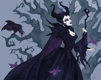 Maleficent cross stitch gothic pattern pdf - Evil cross stitch maleficent princess cross stitch horrors embroidery Evil Queen cross stitch