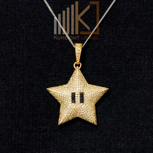 Mario star pendant - Etsy 日本