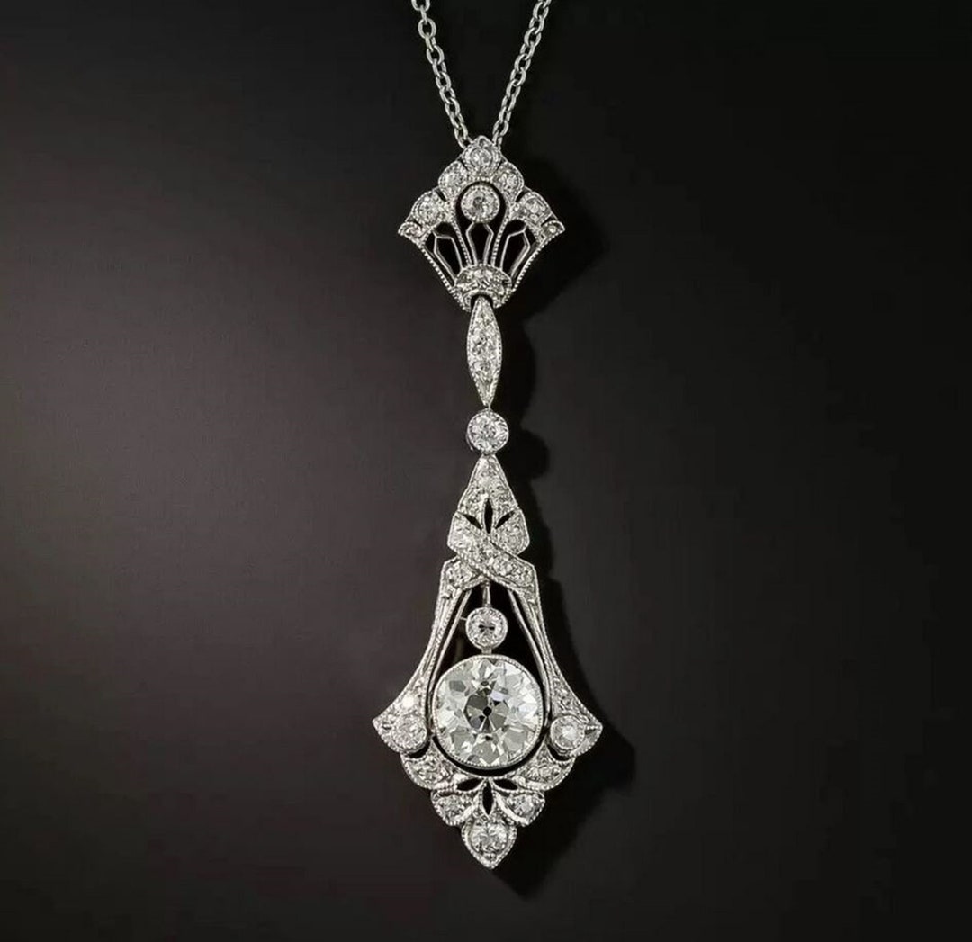 Vintage-Inspired Damascus Drop Pendants for Timeless Elegance main image 1