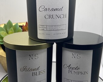 NeferScents 100% Coconut Soy Candles, All Natural,Hand Poured, Exclusive Scents, Long Burn time, Recycle Reuse, Eco Friendly Candle