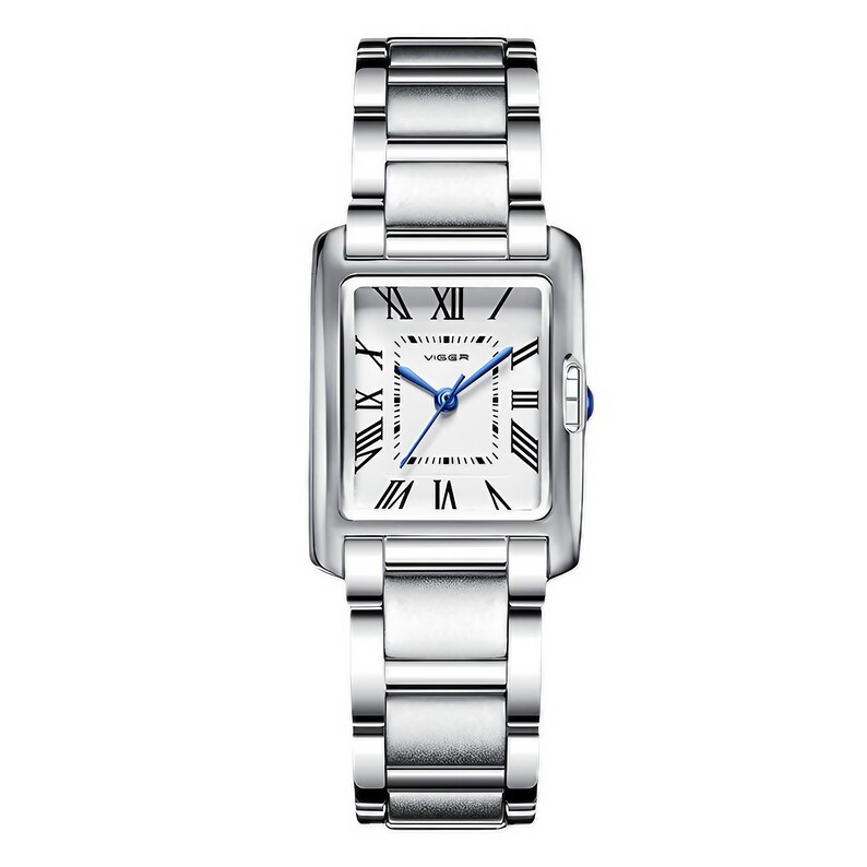 Tank Watch Vintage Watch Women Watch Siver Watch Women Square Watch