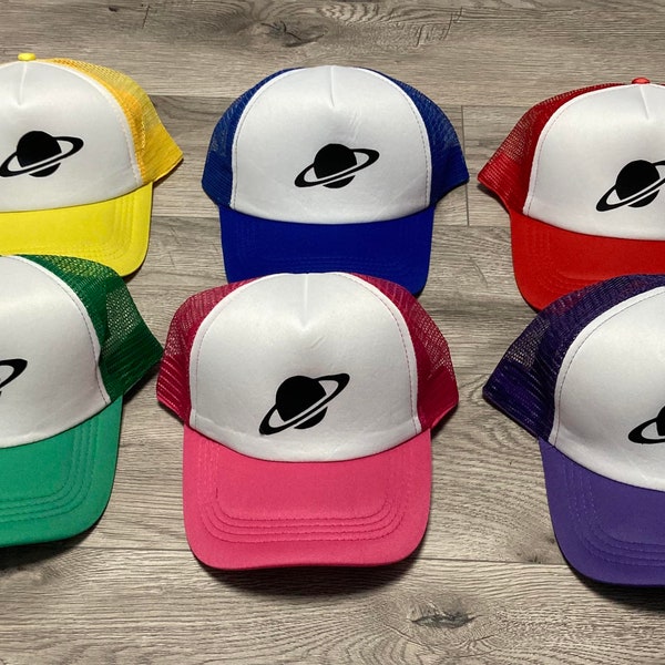 Snapback Hat dancer trucker fashion space planets