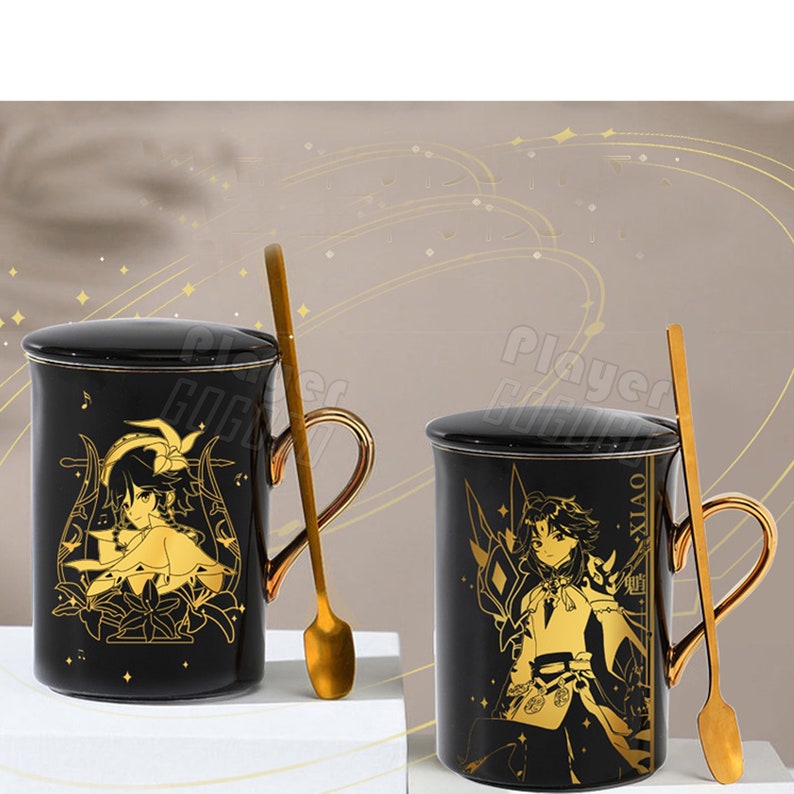 Genshin Impact Mug 300ml / 11oz Genshin Cups of Zhongli Etsy Canada