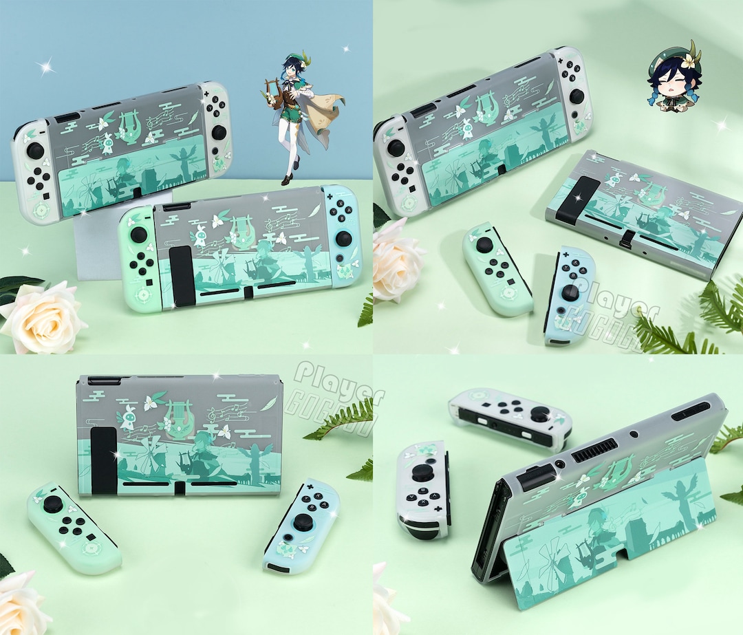 Genshin Impact Venti Switch Case & Game Case Protection Case Etsy UK