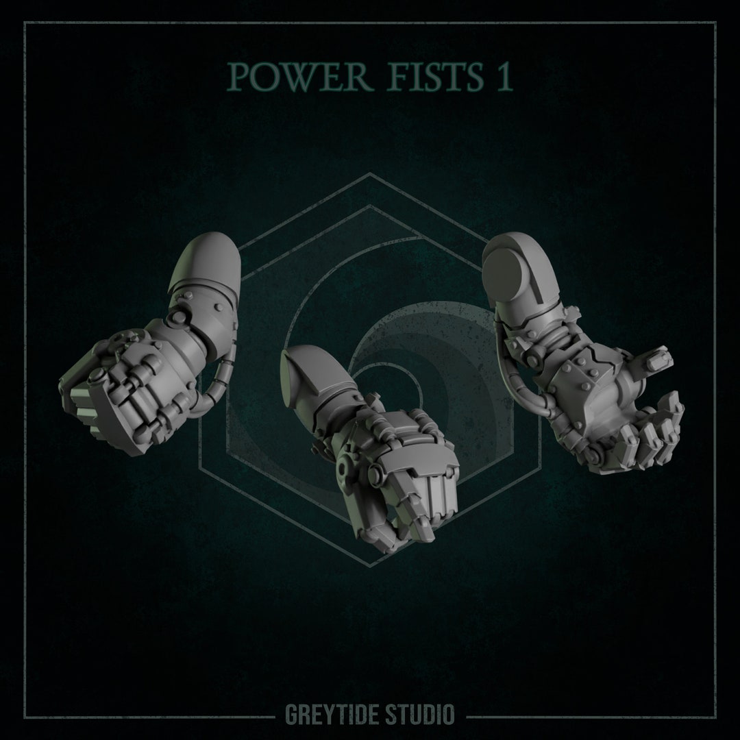 Greytide Studios Power Fist Pack custom Order Etsy