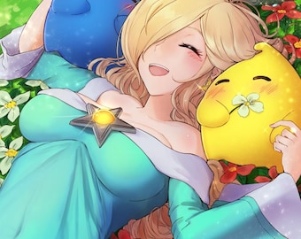 Rosalina and Luma 11"x17" Print