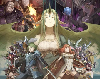 Fire Emblem Shadows of Valentia 11"x17" Print