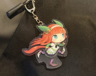 Silence Suzuka Umamusume Spinning Acrylic Keychain