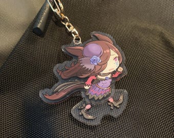 Rice Shower Umamusume Spinning Acrylic Keychain