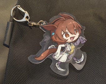 Agnes Tachyon Umamusume Spinning Acrylic Keychain