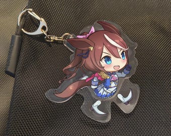 Tokai Teio Umamusume Spinning Acrylic Keychain
