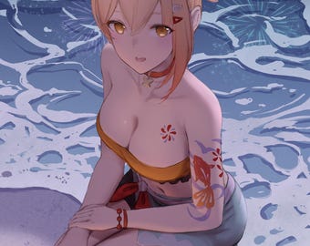 Summer Yoimiya 11"x17" Print