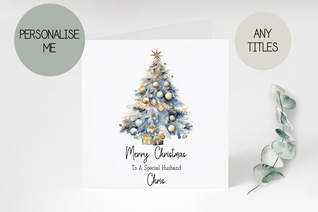Husband Christmas Card Christmas Card for Husband Boyfriend - Etsy UK