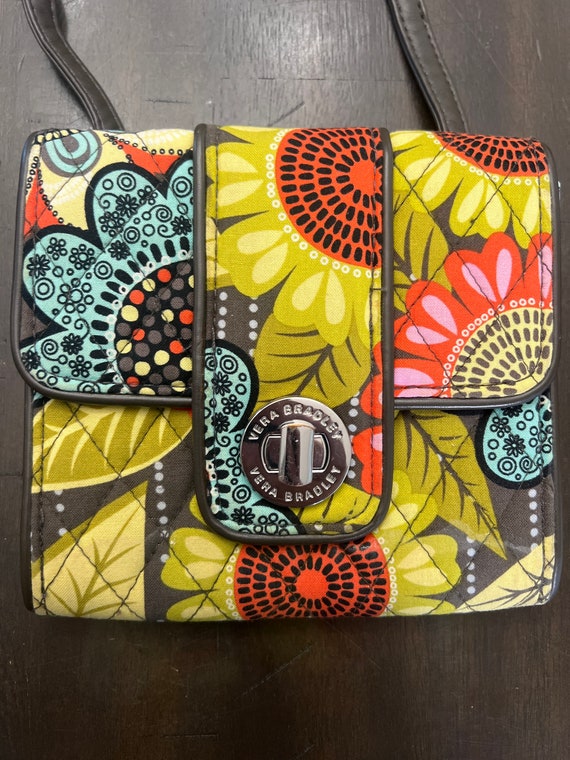 Vera Bradley Buttercup Julia Turn Lock Crossbody Purs… Gem