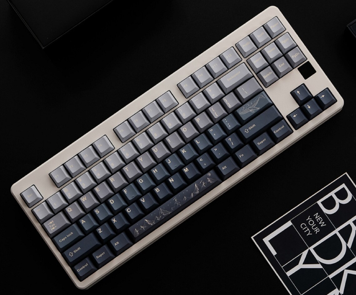 129 Keys Whale Set Keycap Setmountains& Whale With Live Etsy