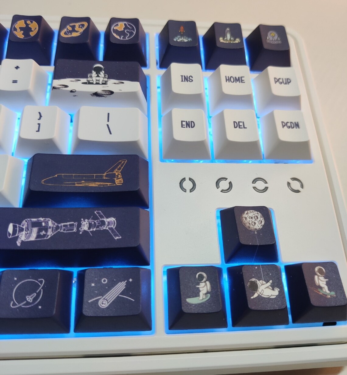 138 Keys Interstellar Exploration Keycap Keycap Set Etsy