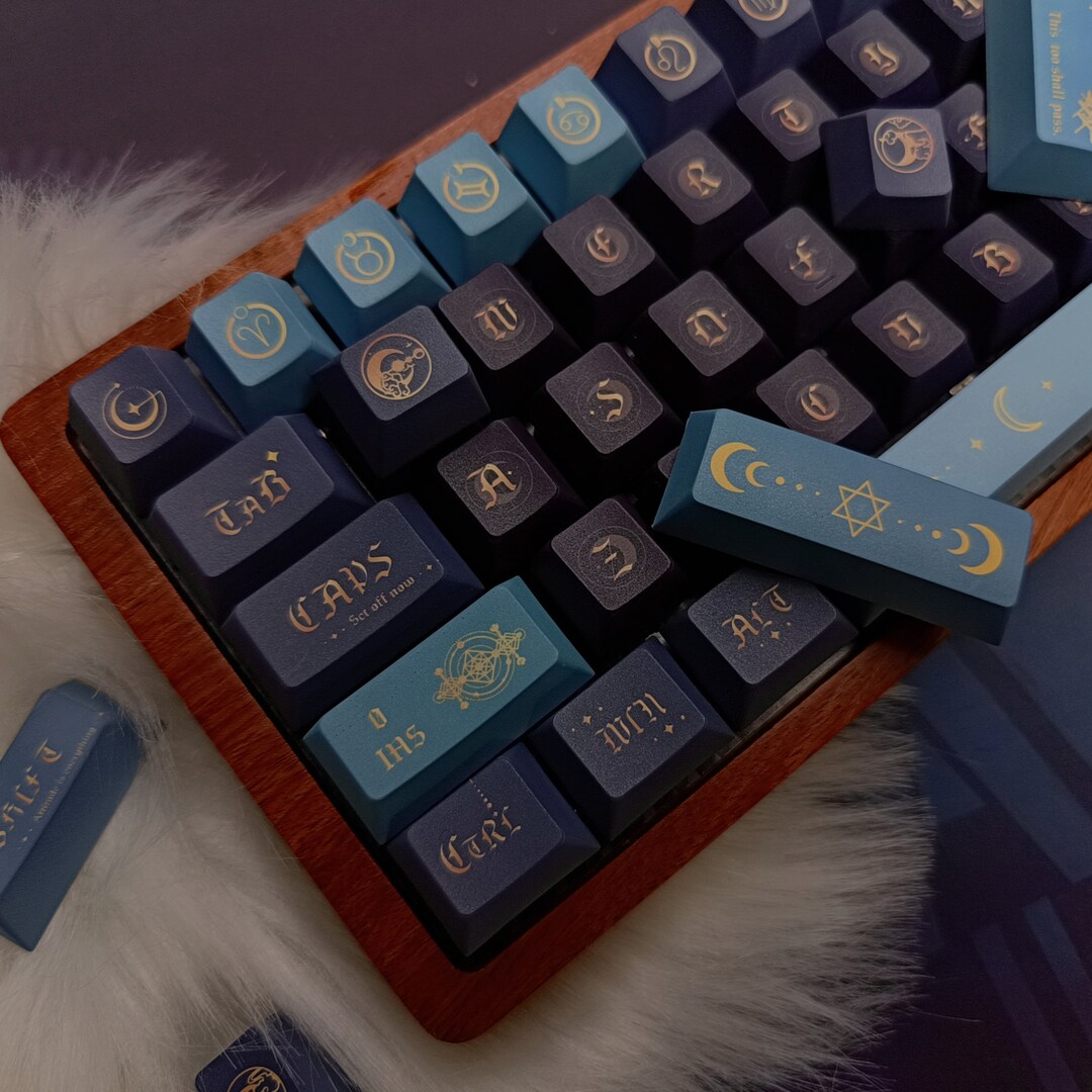 Blue Moon Keycaps Set Unique Keycap Set Keycaps Set for - Etsy UK