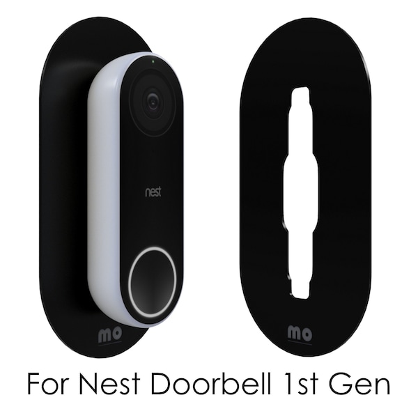 Google Nest Hello Video Doorbell | Wall Plate | Slim, Strong and Elegant | Matte Finish | Heavy Duty