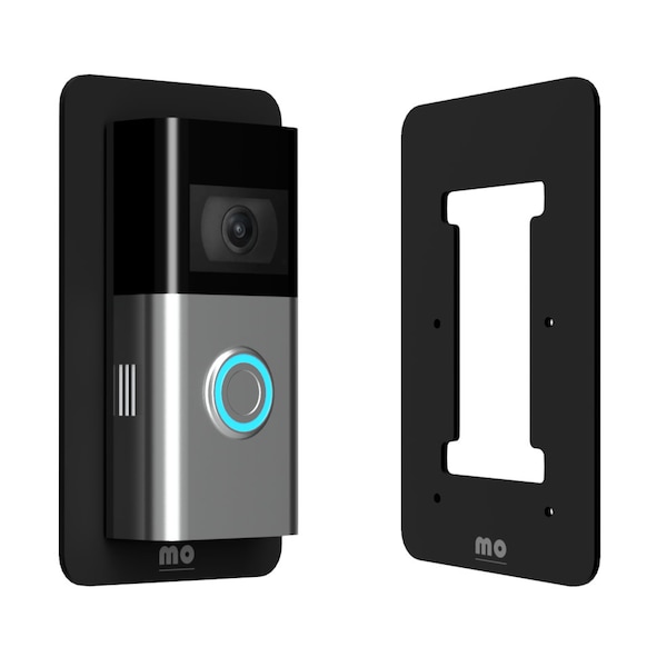 Ring Video Doorbell 1/2/3/4 2nd Gen & 3 Plus models | Wall Plate | Slim, Strong and Elegant | Matte Finish | Heavy Duty