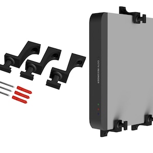 Verstelbare muurbeugels: 30-50 mm routers, DVR, mini-pc's (set van 3)