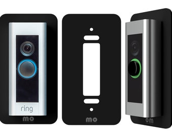 Ring Pro & Pro 2 Video Doorbell | Wall Plate | Slim, Strong and Elegant | Matte Finish | Heavy Duty