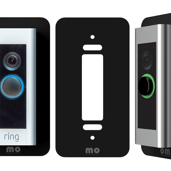 Ring Pro & Pro 2 Video Doorbell | Wall Plate | Slim, Strong and Elegant | Matte Finish | Heavy Duty