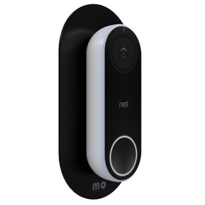 Mars Outpost Wall Plate compatible with Google Nest Hello Video Doorbell | Slim, Strong and Elegant | Matte Finish | Heavy Duty