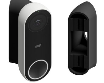 Google Nest Hello Video Doorbell | Wedge | 45 Degree | Angle Mount/Angle Adaptor/Corner Bracket/ Corner Kit