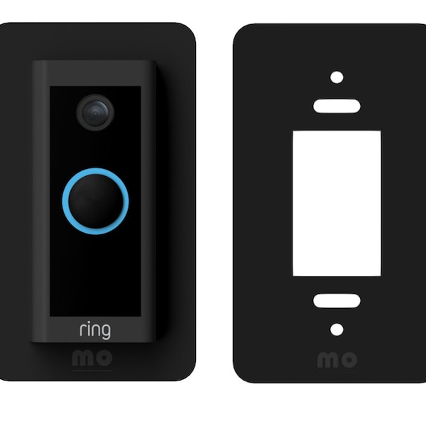 Ring Wired Video Doorbell | Wall Plate | Slim, Strong and Elegant | Matte Finish | Heavy Duty