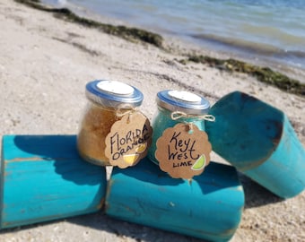 All-Natural Sea Salt Body Scrub (Net Wt. 4oz) | Gentle Exfoliator, Super Moisturizer, No Synthetic Fragrances | Salt Scrub Gift Set