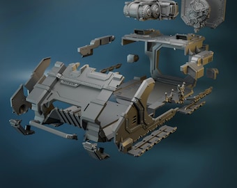 Kit di conversione del modello Ikarus del carro armato IMP "Elite" di Cavity Lupos
