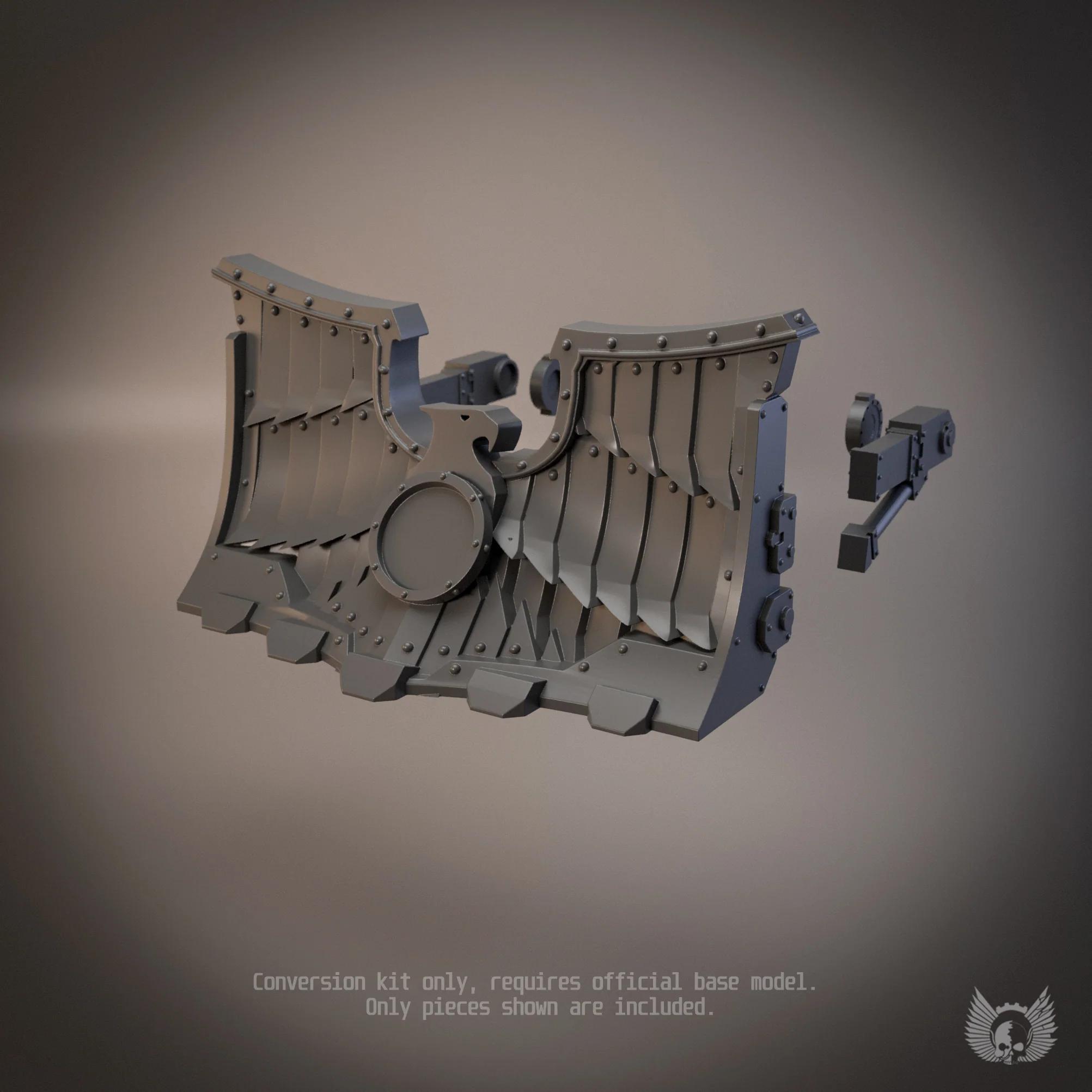 Baneblade Accessori - Portabotti E Antenna Per Veicoli Imperiali Warhammer 40k, Games Workshop - 6