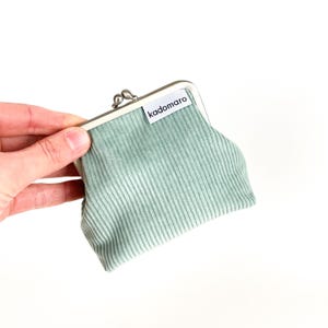 Bügeltasche Cord Portemonnaie Geldbörse 10 cm