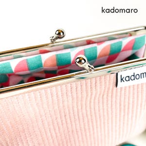 Bügeltasche Cord Kosmetiktasche Schminktasche 14 cm rosa