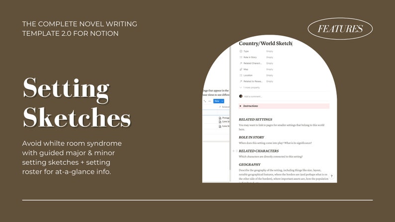 The Complete Novel Writing Template for Notion | Novel Writing, Novel ...