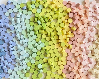 Sealing Wax Beads, Pastel Rainbow Colors, Sealing Wax Tools, DIY Craft Tools