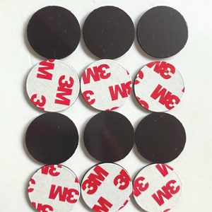 Self-adhesive magnet circles for wax seals, 20mm, 25mm, 35mm, 50mm diameter, Self Adhesive Magnet Circles, Sealing Wax Tools, Crafting Tools image 1