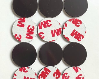 Self-adhesive magnet circles for wax seals, 20mm, 25mm, 35mm, 50mm diameter, Self Adhesive Magnet Circles, Sealing Wax Tools, Crafting Tools
