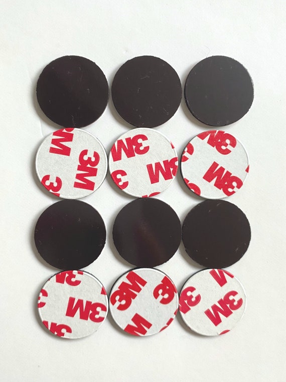 Self-adhesive magnet circles for wax seals, 20mm, 25mm, 35mm, 50mm diameter, Self Adhesive Magnet Circles, Sealing Wax Tools, Crafting Tools