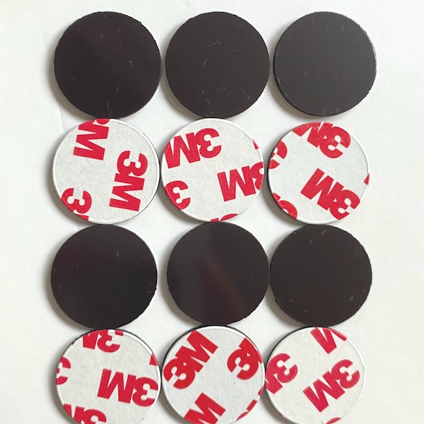 Self-adhesive magnet circles for wax seals, 20mm, 25mm, 35mm, 50mm diameter, Self Adhesive Magnet Circles, Sealing Wax Tools, Crafting Tools