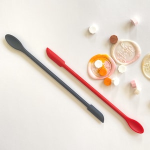 Sealing Wax Spoon Cleaning Tool, Mini Silicone Spatula, Sealing Wax Tool