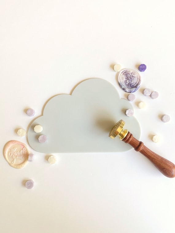 Wax Seal Silicone Cloud Mat with Non-Stick Surface, Sealing Wax Tool, Crafting Tool