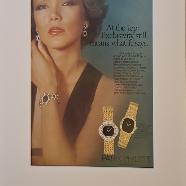1978 Patek Philippe Geneve Watches Original Full Page Vintage Magazine Advertisement